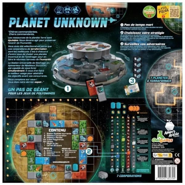 Brädspel - Planet Unknown - Strategi och nöje - Blandat - Vit - Vuxen - 14 år och äldre