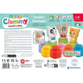 Miniatyrbild 3 av 5: Clementoni - Cubes &amp; Animals Soft Clemmy - 6 kuber + 3 tecken + Bok