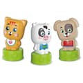 Miniatyrbild 2 av 5: Clementoni - Cubes &amp; Animals Soft Clemmy - 6 kuber + 3 tecken + Bok