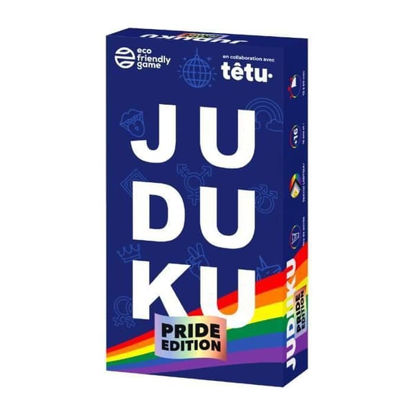 JUDUKU Pride edition - LGBT - Nytt partyspel i samarbete med envis - LGBTQIA+ brädspel