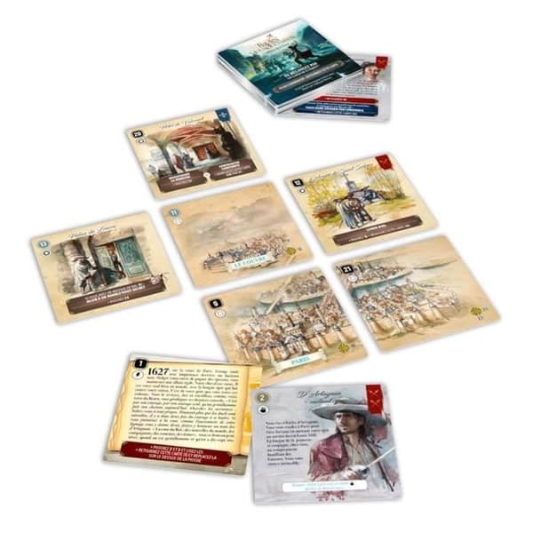 Brädspel - BLACKROCK - De 3 musketörerna - 35 kort - 1 till 6 spelare - 30 minuter