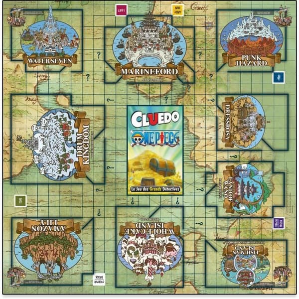 Brädspel - VINNANDE MOVES - Cluedo One Piece - Specialutgåva med Luffys besättning