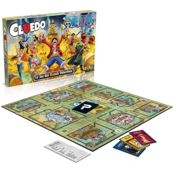Brädspel - VINNANDE MOVES - Cluedo One Piece - Specialutgåva med Luffys besättning