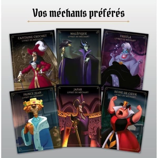 Villainous Disney Family strategispel, uppslukande och djävulskt, 2 till 6 spelare, från 10 år och uppåt, Ravensburger