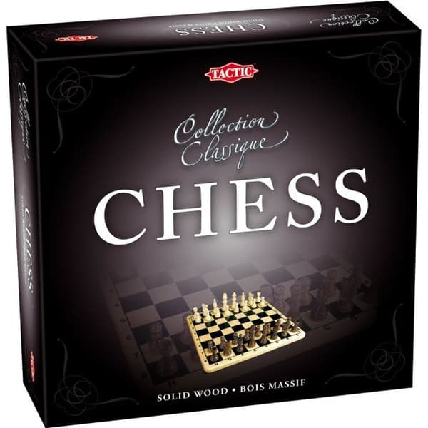 Träschacklåda - Klassiska brädspel och strategispel - Taktik