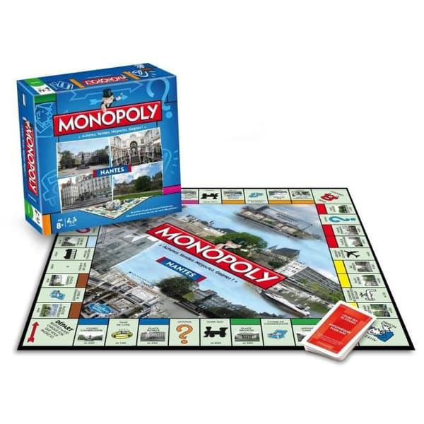 Monopol Nantes - Brädspel - VINNANDE RÖTTER - Fransk version