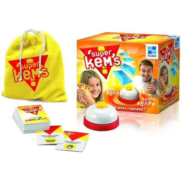 SUPER KEMS FFF kortspel - MEGABLEU - Franska laget - 52 Kems kort - 10 min