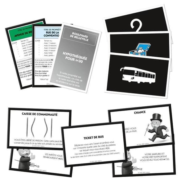 Monopoly Mega Edition, Brädspel, Nya rutor, skyskrapor och megahyror, VINNANDE RÖTT