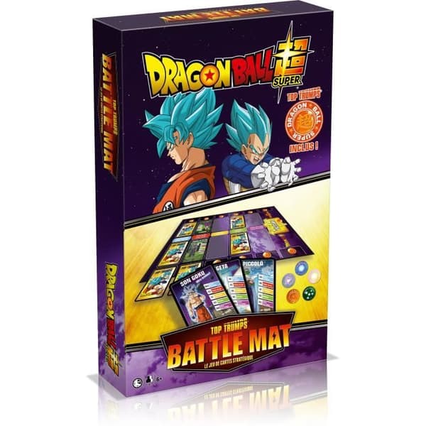 Top Trumps Battle Mat Dragon Ball Super - Kortspel - VINNANDE RÖTTER - Strategiskt brädspel