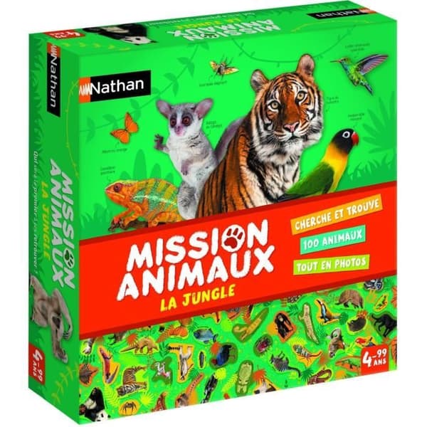 Lärspel - NATHAN - Mission Animals Djungeln - Vetenskap och lekar - Barn - Inomhus