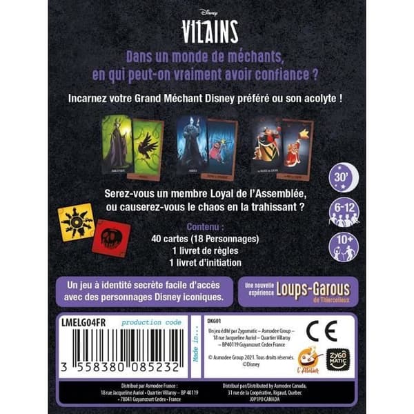 Själv | Werewolves of Thiercelieux: The Assembly of Villains | Brädspel | Från 10 år | 6 till 12 spelare | 30