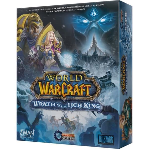 Z-Man-spel | Pandemic World Of Warcraft| Brädspel | Från 8 år | 2 till 4 spelare | 45 minuter