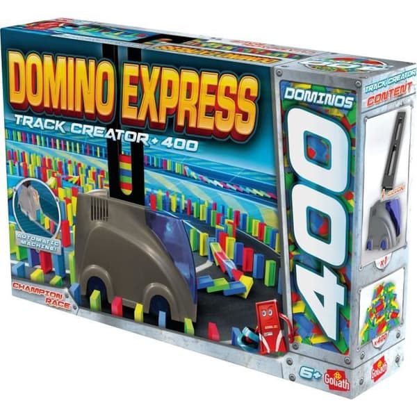 Domino GOLIATH Track Creator + 400 - Pussel- och strategispel för barn - Modell 381029.106 - Blå