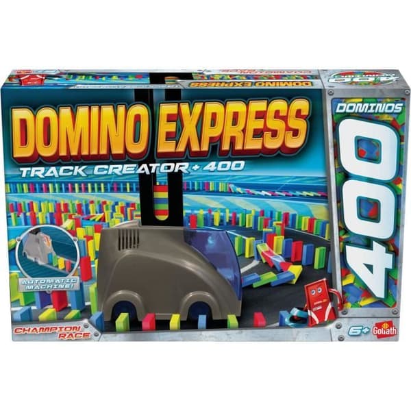 Domino GOLIATH Track Creator + 400 - Pussel- och strategispel för barn - Modell 381029.106 - Blå