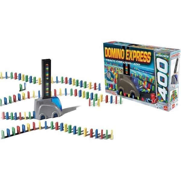 Domino GOLIATH Track Creator + 400 - Pussel- och strategispel för barn - Modell 381029.106 - Blå