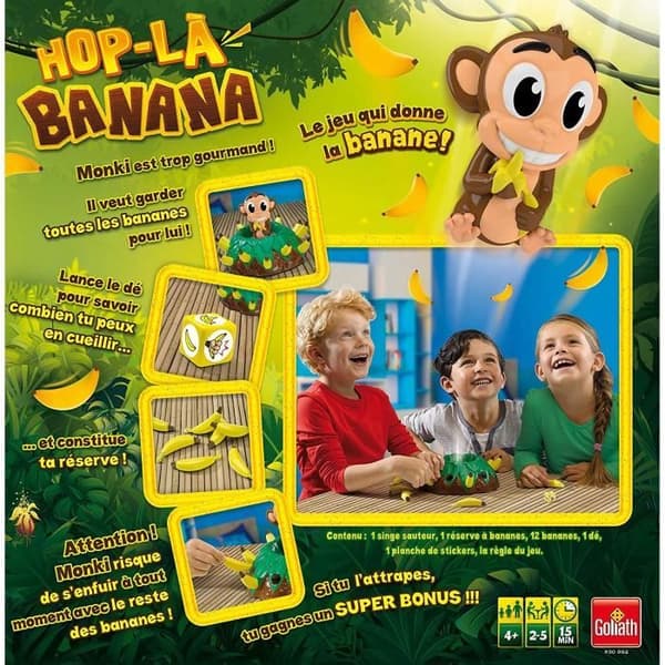 HOP LA BANANA - Brädspel för barn - GOLIATH