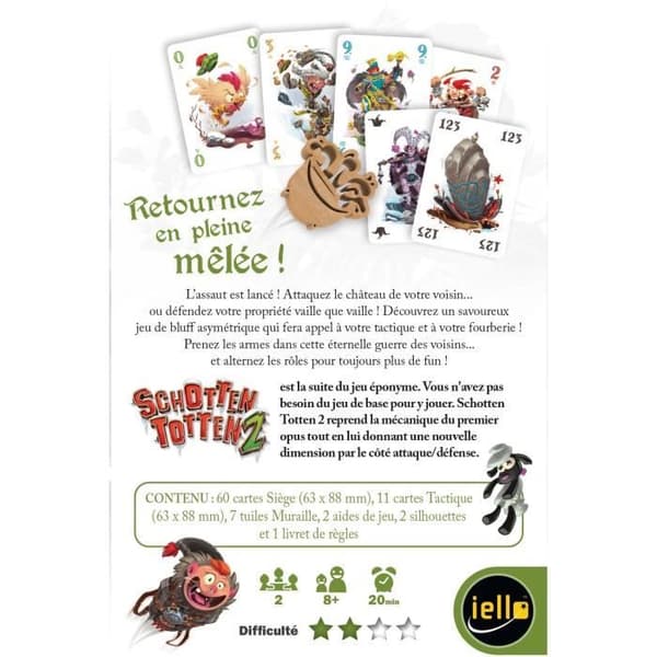 Iello - Schotten Totten 2 - Strategibrädspel
