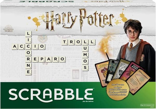 Mattel Games - Scrabble Harry Potter - Brädspel - 10 år och uppåt GPW41