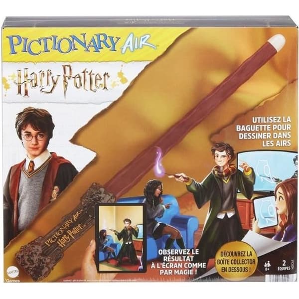Mattel Games - Pictionary Air Harry Potter - Atmosfäriskt och ritspel - Från 8 år HDC61
