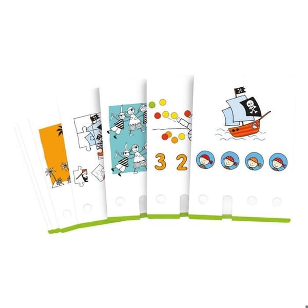 HABA - LogiCASE Extension "Pirates" - Pusselspel som stimulerar logiskt tänkande och koncentration - Barn 5 år och +