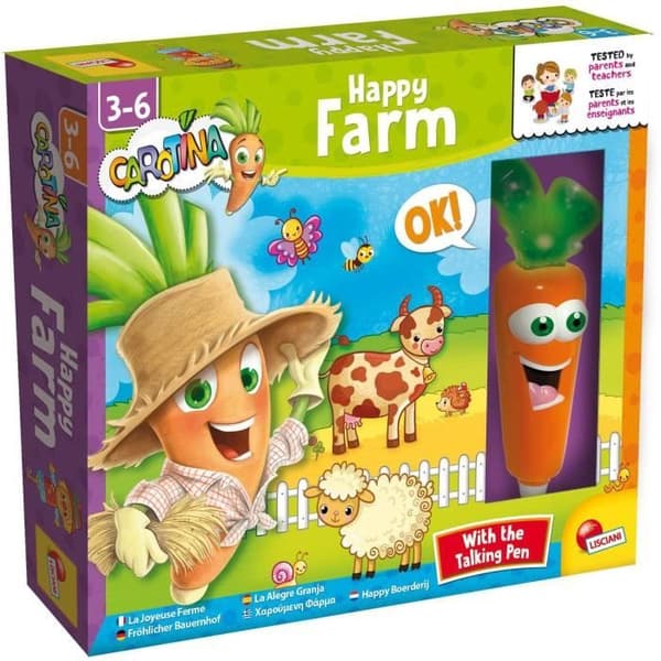 Ferme - Talande penna - CAROTINA - Upptäck djuren, Interaktiv penna