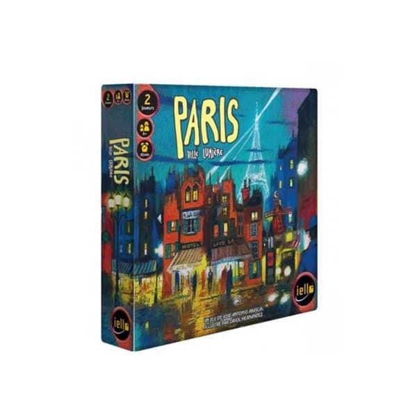 Brädspel Paris: City of Lights - IELLO - Brädspel - 2 spelare - Flerfärgad - Barn