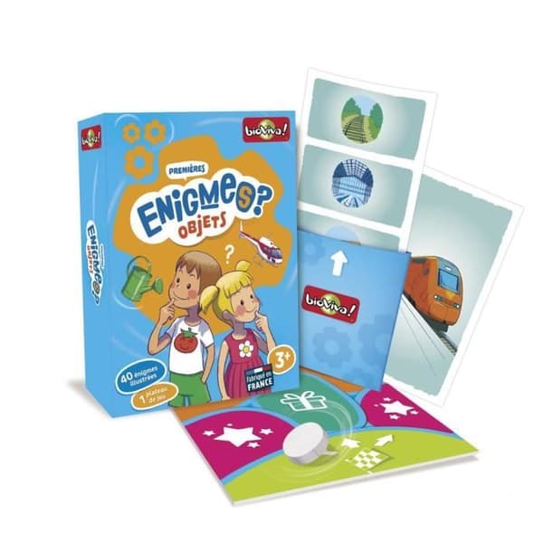 BIOVIVA My First Enigmas kortspel - Objekt för barn från 3 år och uppåt