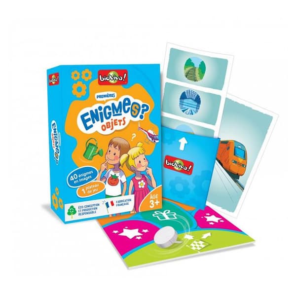 BIOVIVA My First Enigmas kortspel - Objekt för barn från 3 år och uppåt