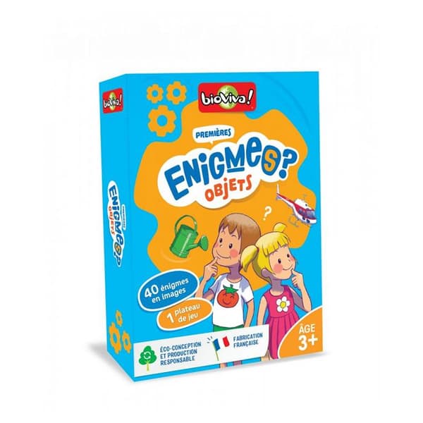 BIOVIVA My First Enigmas kortspel - Objekt för barn från 3 år och uppåt