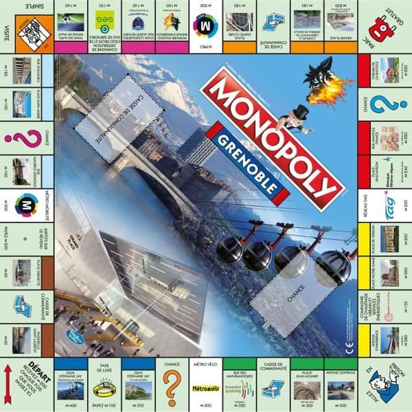 MONOPOLY Grenoble - Brädspel - Fransk version