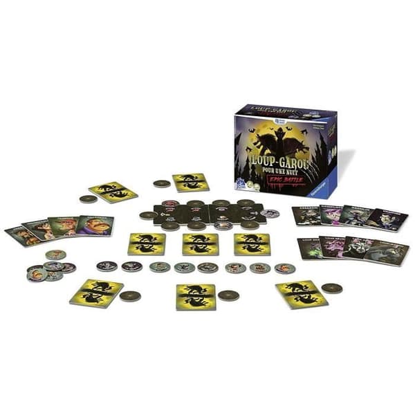 Loup-Garou pour une Nuit - Epic Battle - Ravensburger - Festspel för barn och vuxna - Rollspel - 3 till 10 spelare från 9 år