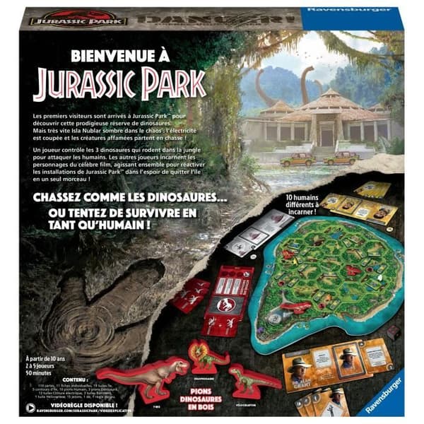 Ravensburger Jurassic Park Danger Flerfärgat brädspel