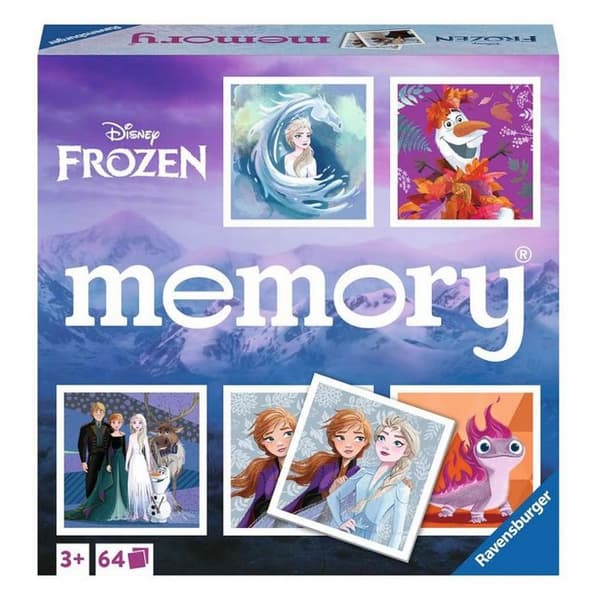 Disney Frozen memoryspel - Ravensburger - 20890 - För barn från 3 år och uppåt - Flerfärgad