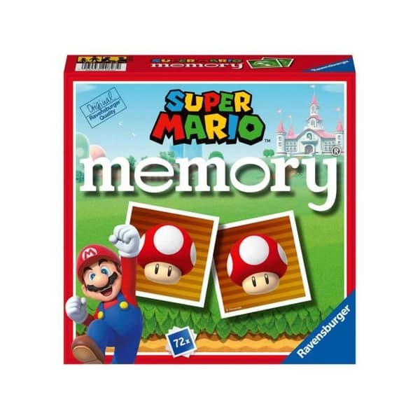 Super Mario Ravensburger minnesspel - För barn från 3 år och uppåt - Flerfärgad