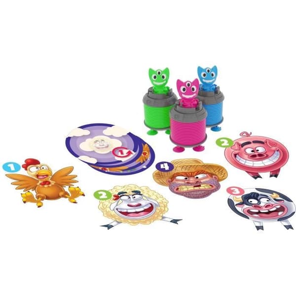 Brädspel - GOLIATH - Alert the Martians - Ta bort djuren och få poäng! 6 åringar