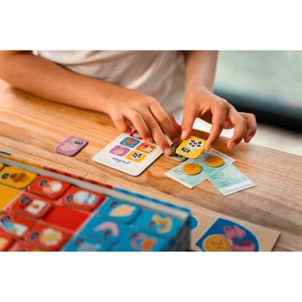 Brädspel - NATHAN - Jag köper - Racingspel med 6 butiker, 15 att spendera