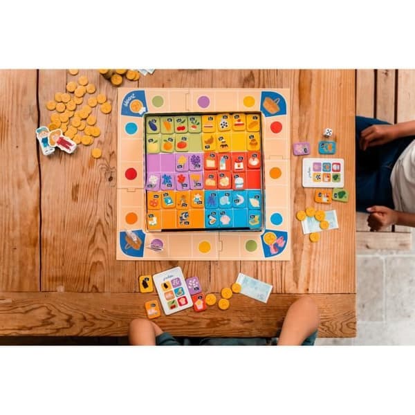 Brädspel - NATHAN - Jag köper - Racingspel med 6 butiker, 15 att spendera