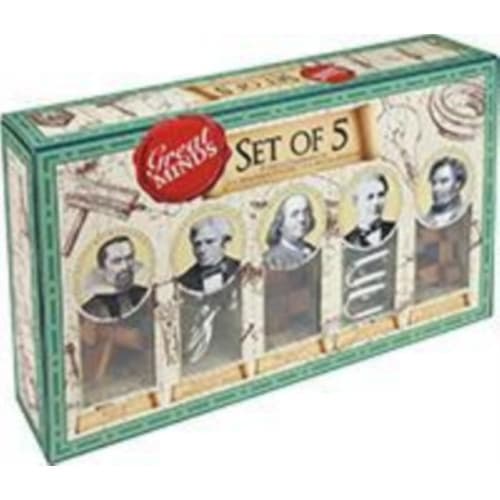 Great Minds Set of 5 Puzzles (Men)