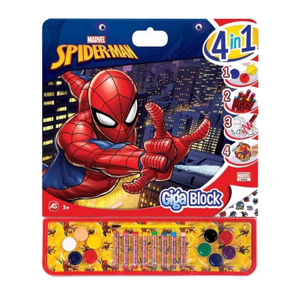 Cefa Toys I Giga Block Spiderman 4 1 Styrelse Spel Flerfärgad