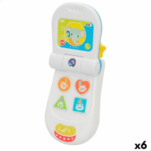 Legetøjstelefon Winfun 7 x 13,5 x 4,1 cm (6 enheder)