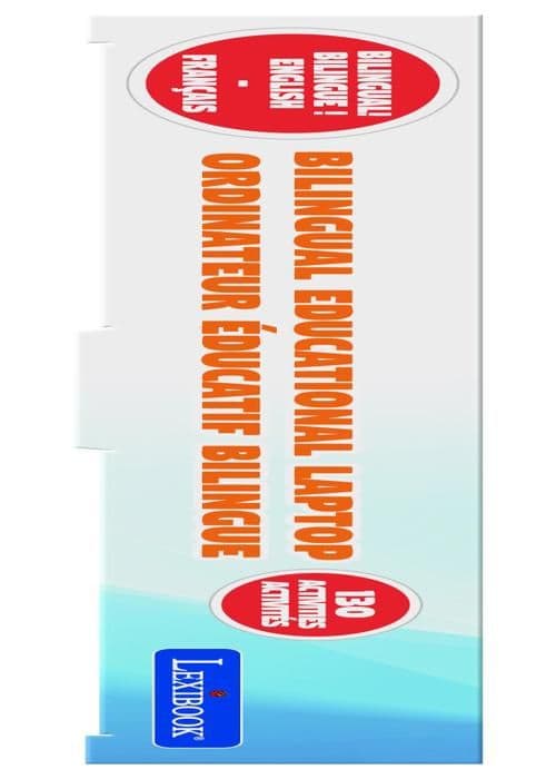 LEXIBOOK tvåspråkig pedagogisk dator - Lexibook-modell - 130 aktiviteter - Franska/engelska