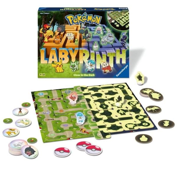 Ravensburger  Klassiskt brädspel  Pokémon labyrint  Brädspel  Pusselspel  Barn och familj  Åldrar 7  Blandat  22705