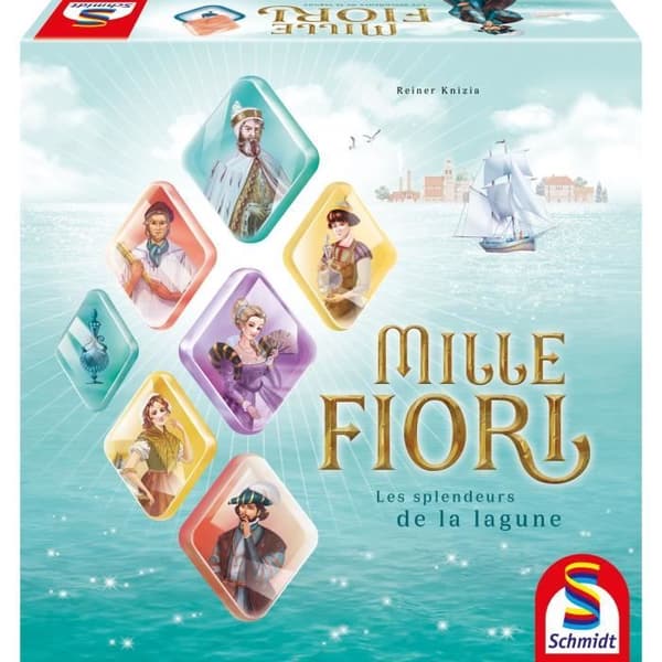 Mille fiori - Brädspel - SCHMIDT SPIELE - Fördjupa dig i en färgstark värld med detta mönsterkonstruktionsspel!