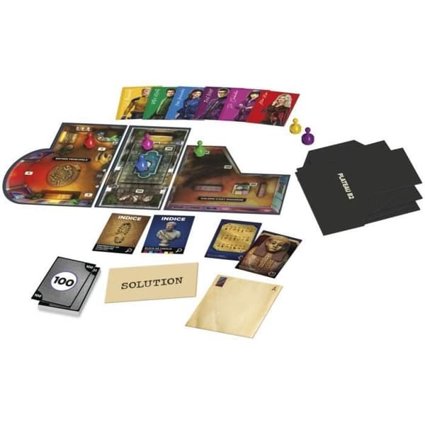 Cluedo Escape Theft på museet - Escape Game-stil undersökningsspel - familjekooperativt brädspel - från 10 år