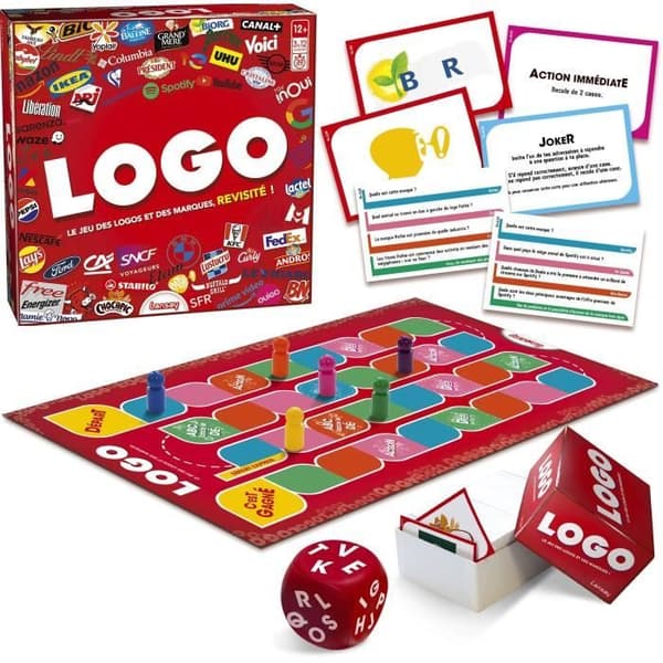 Logotyp - LANSAY - Brädspel - 1500 frågor - Från 12 år