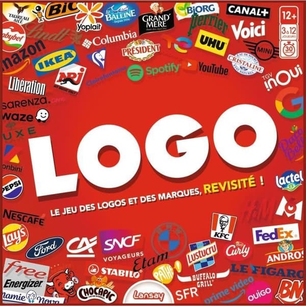Logotyp - LANSAY - Brädspel - 1500 frågor - Från 12 år