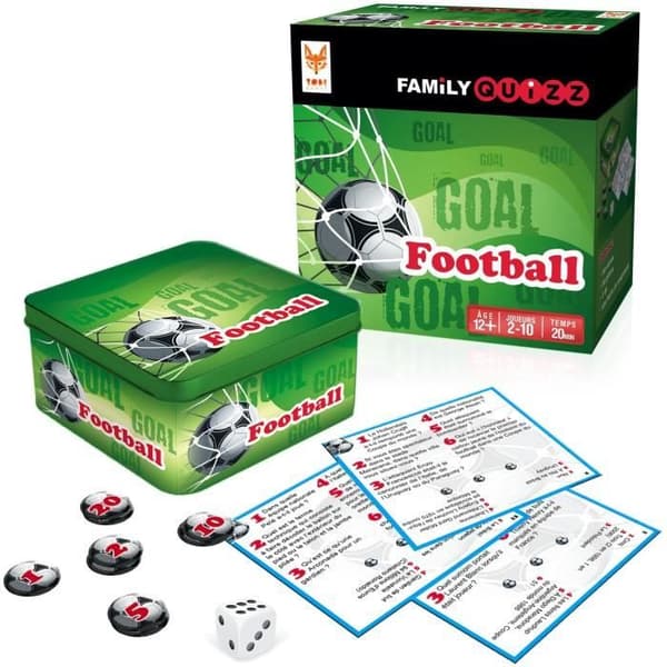 TOPI GAMES Family Quizz Foot - Brädspel