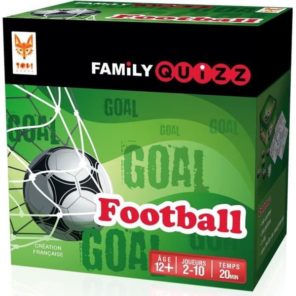 TOPI GAMES Family Quizz Foot - Brädspel