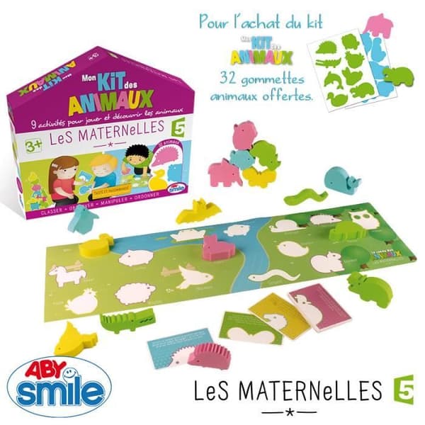 Brädspel - BARNSKINDERAR - My Animals kit - Blandat - Från 3 år