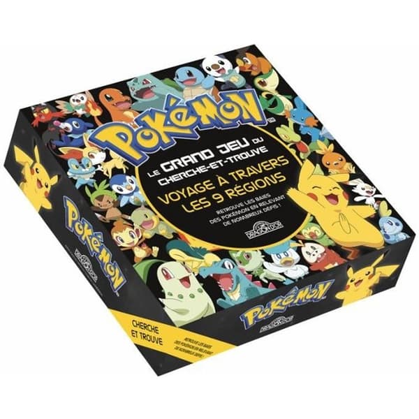 Brädspel - GOLDEN DRAGON - Pokemon - Sök och hitta - 9 regioner - 2 eller fler spelare